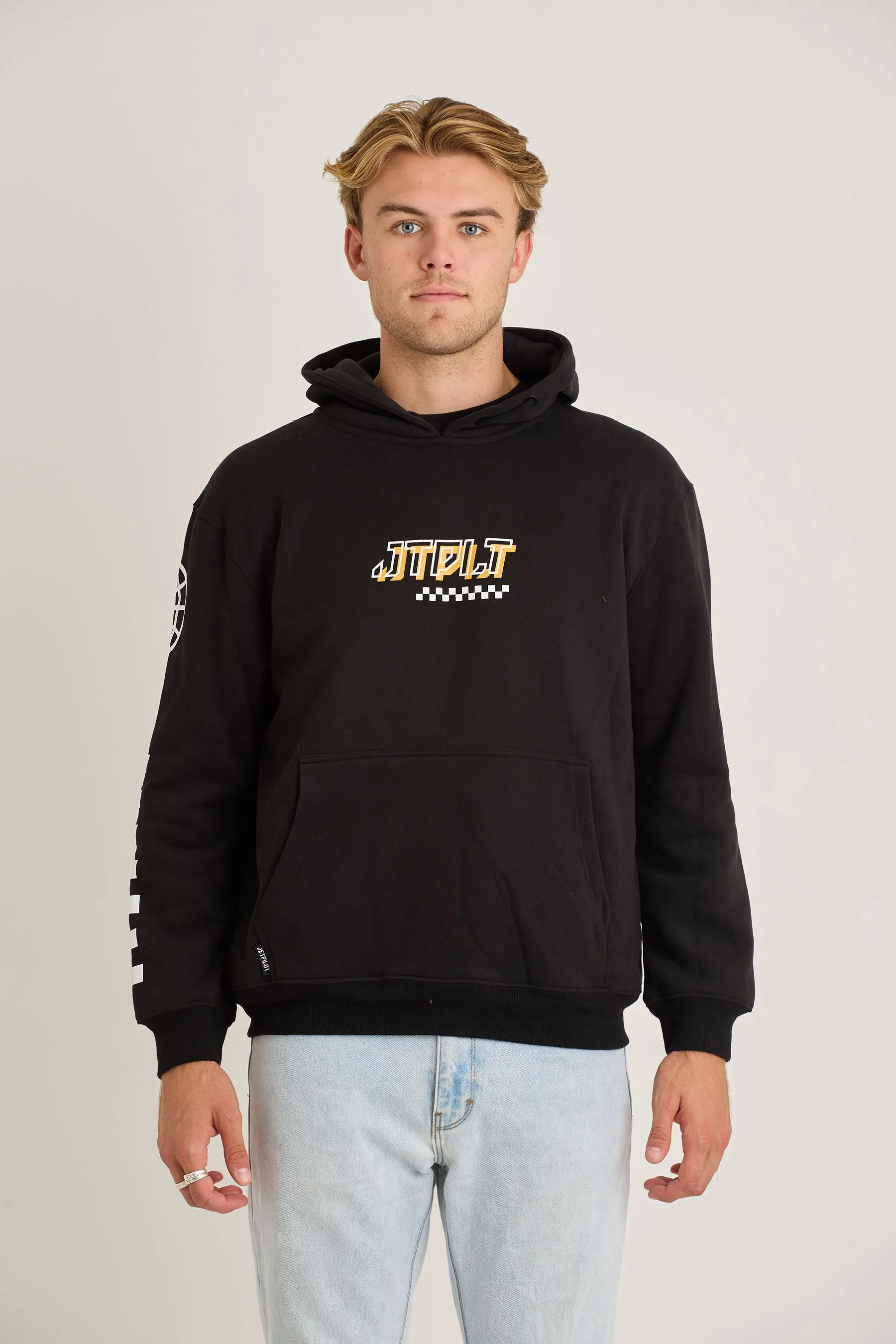 Jetpilot Tech Mens Pullover - Black