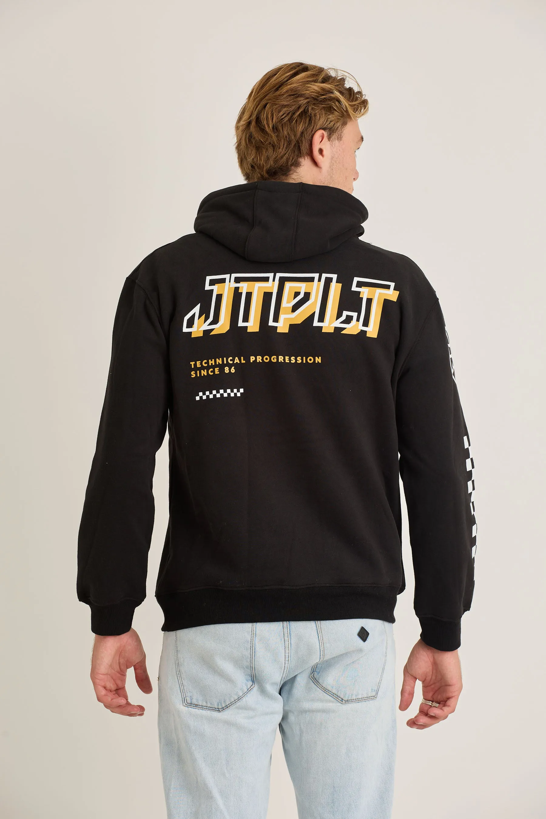 Jetpilot Tech Mens Pullover - Black