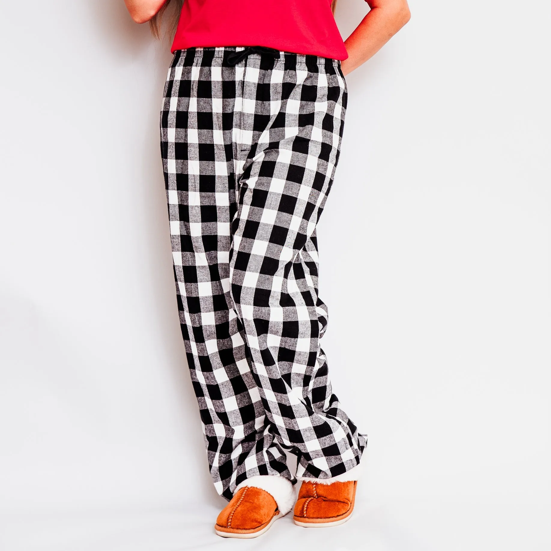 Joy Snowflake | Plaid Pajama Set