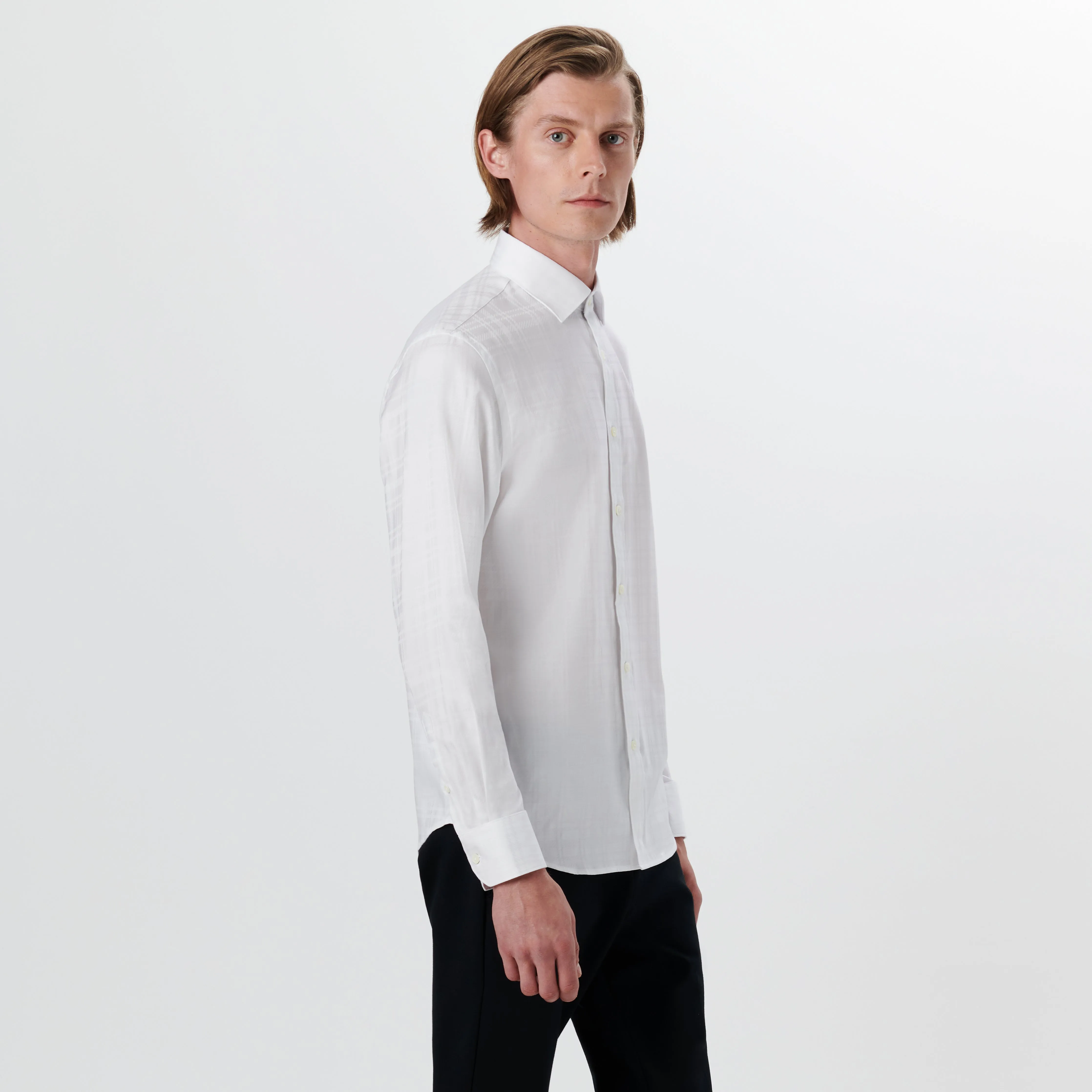 JULIAN Jacquard Check Shirt