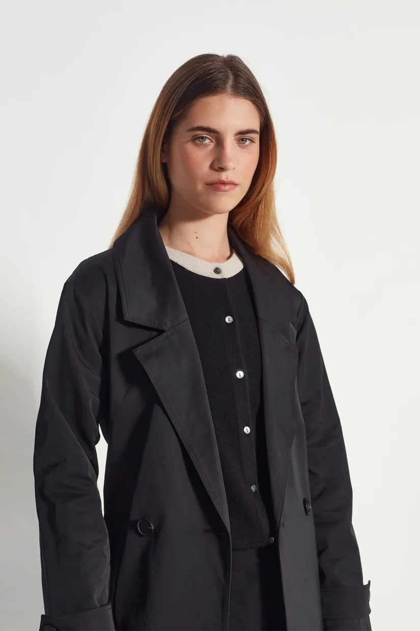 Juliette Hogan Dana Trench - Black