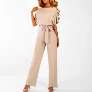 Jumpsuit Bella™ | Women's Belted Jumpsuit | Lightweight Fabric, Adjustable Waist, Stylish Design