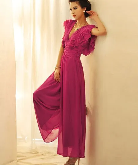 Jumpsuits rompers womens jumpsuit deep V SEXY overalls bodysuit women