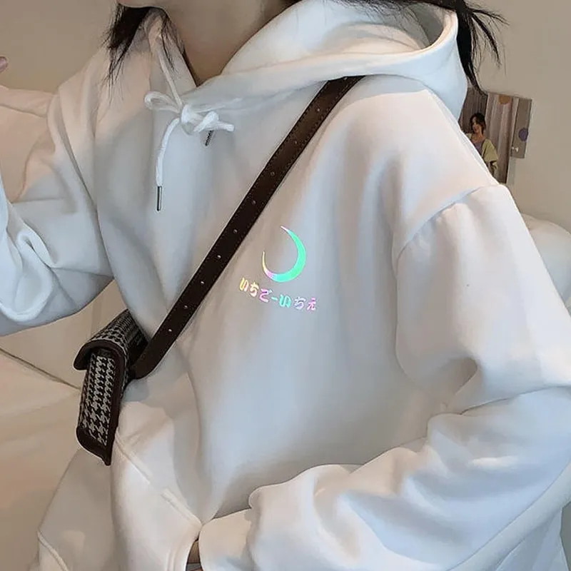 Kawaii Sailor Moon Reflective Hoodie