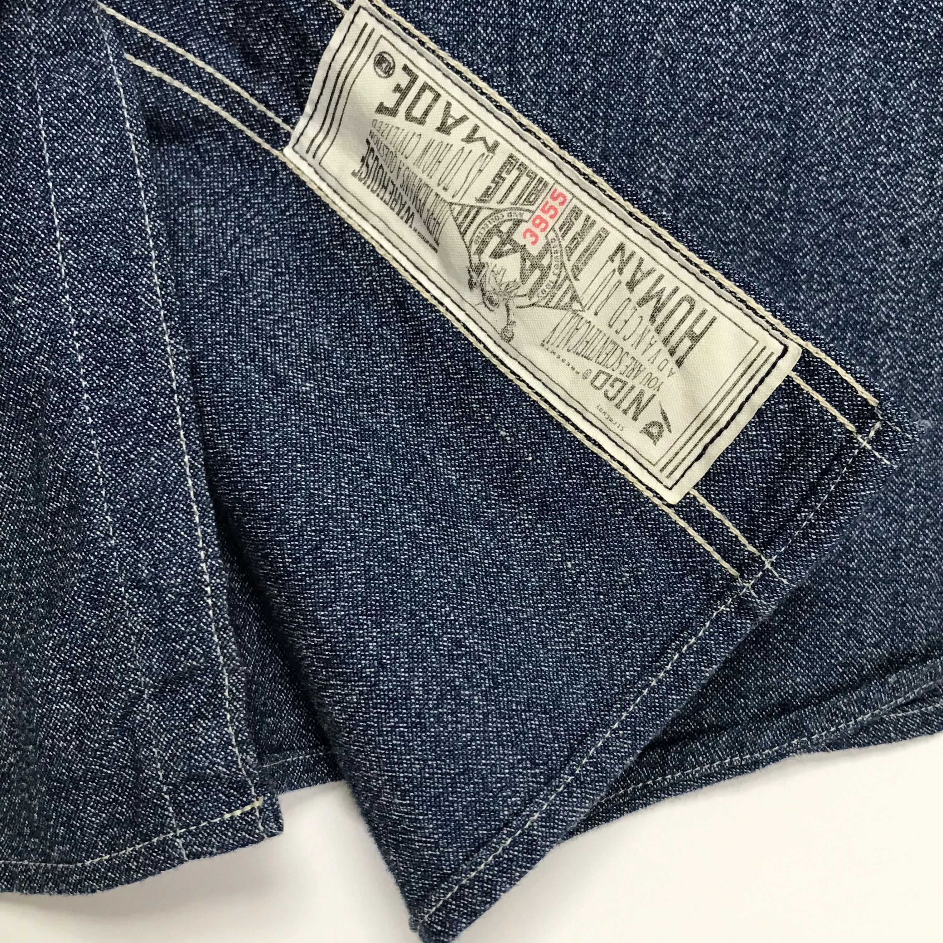 [L] Human Made Chambray L/S Shirt Indigo