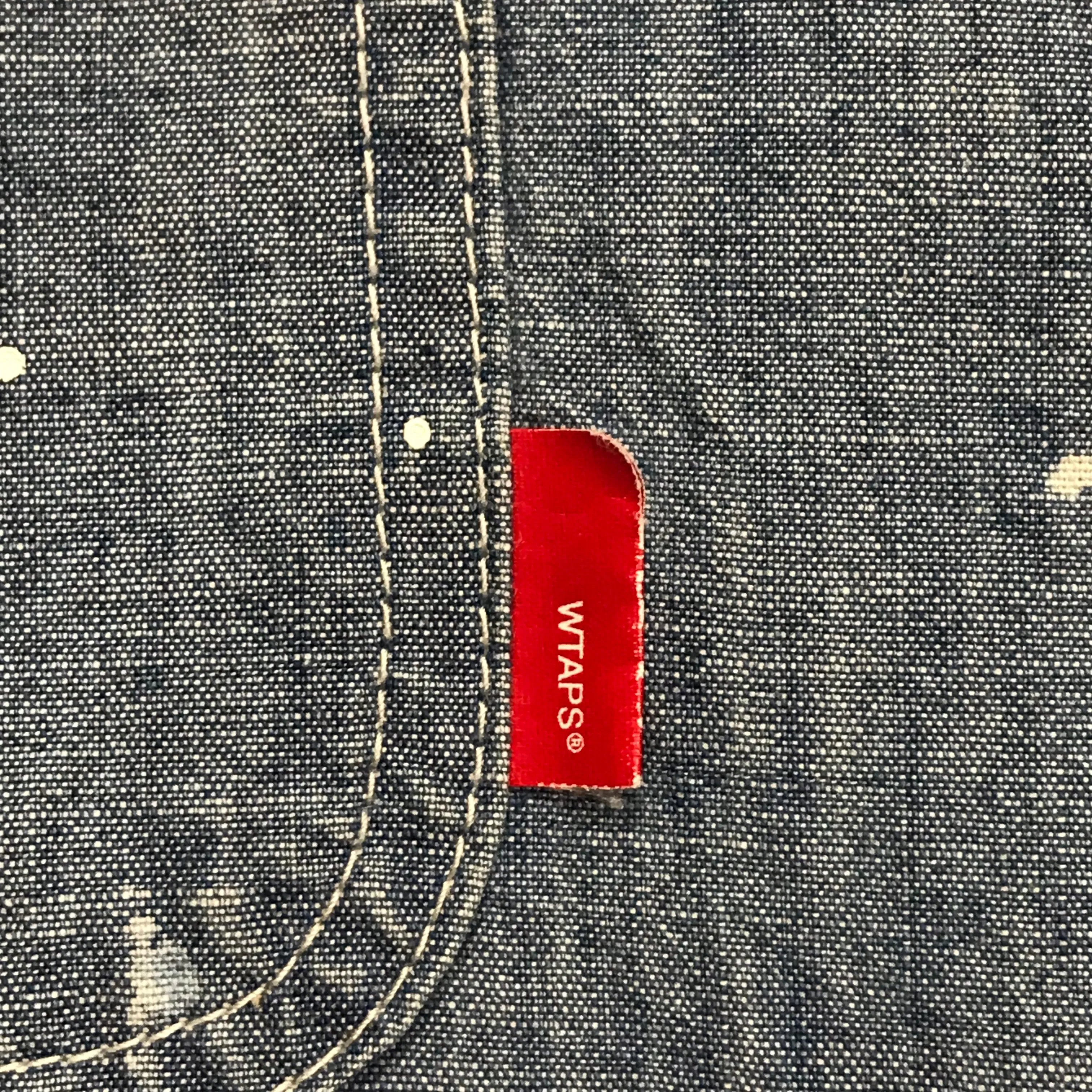 [L] WTaps 08SS Cell SS Chambray Shirt Indigo