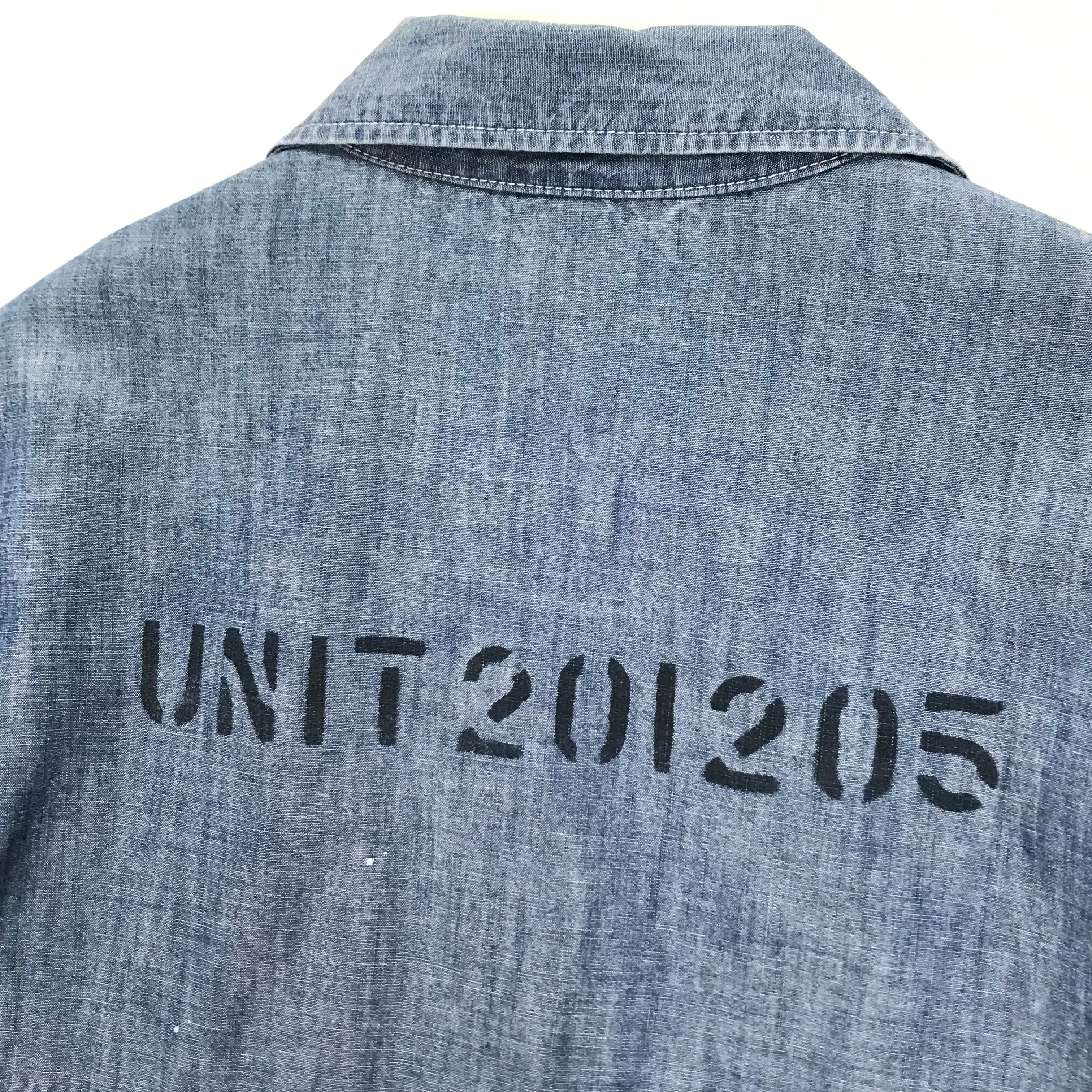 [L] WTaps 08SS Cell SS Chambray Shirt Indigo