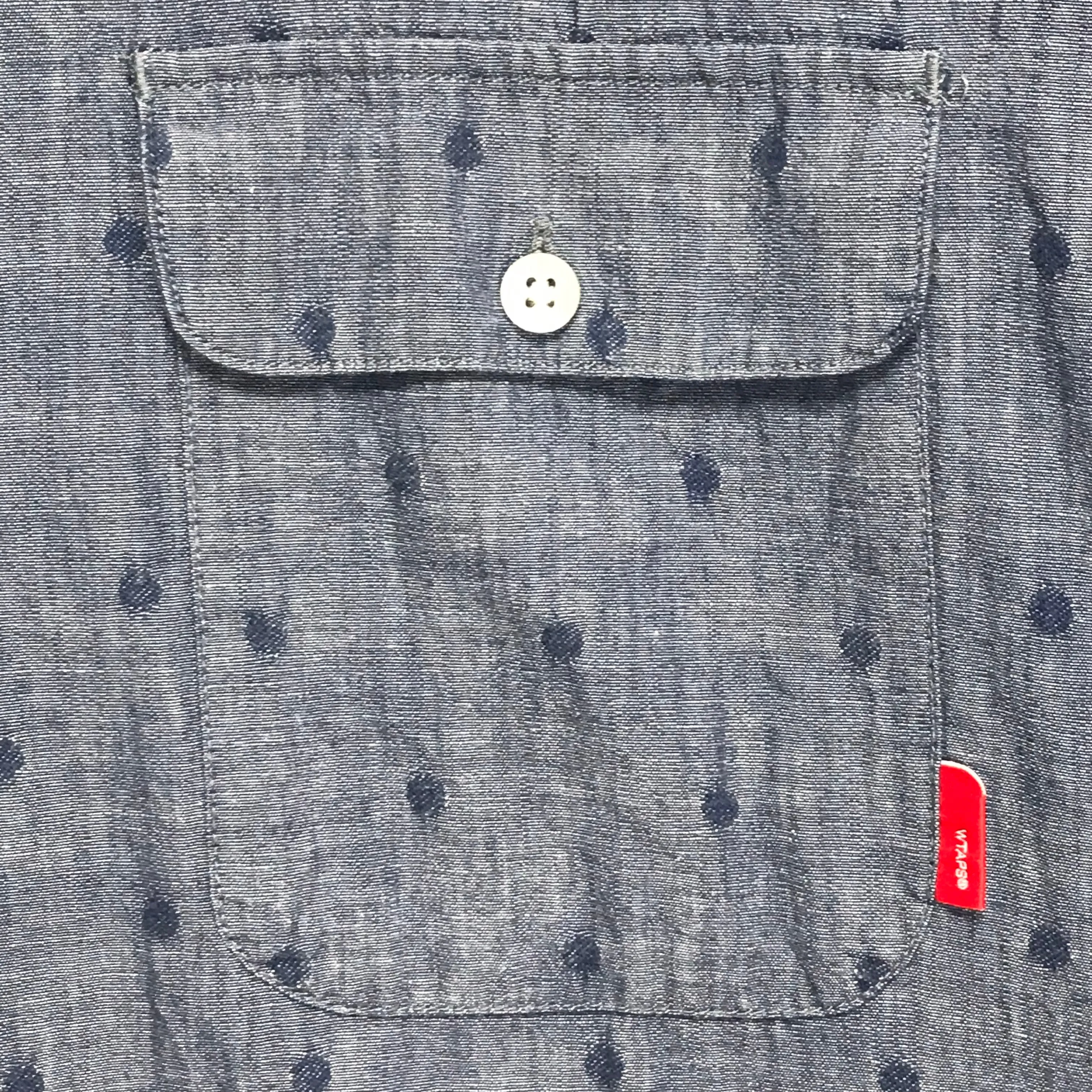 [L] WTAPS 12SS Ernest S/S Shirt Indigo