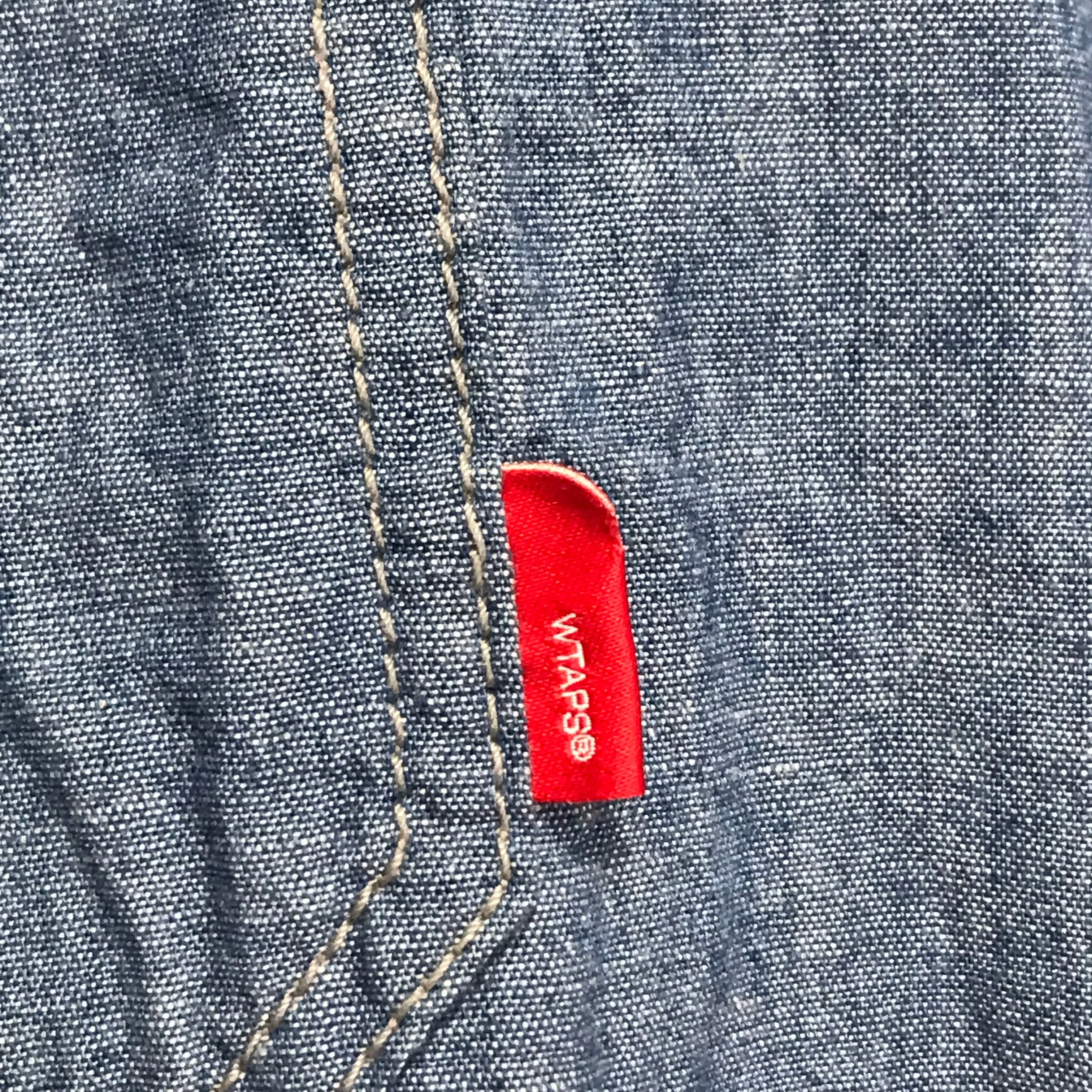 [L] WTaps 14AW Cell L/S Chambray Shirt Blue