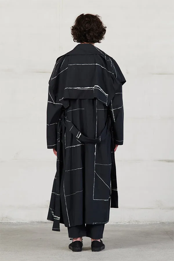 La Vaca Loca Print Trench