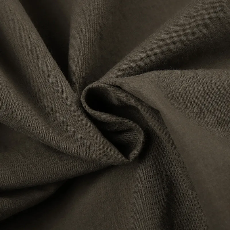 Lace stitching A -line skirt