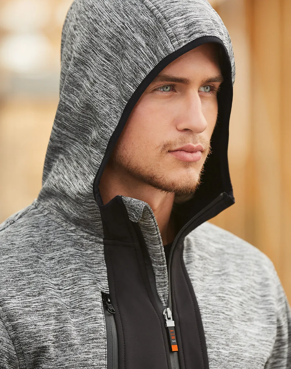 Laminated Functional Knit Hoodie