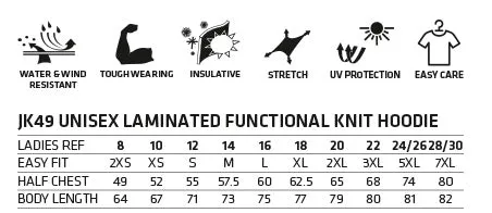 Laminated Functional Knit Hoodie