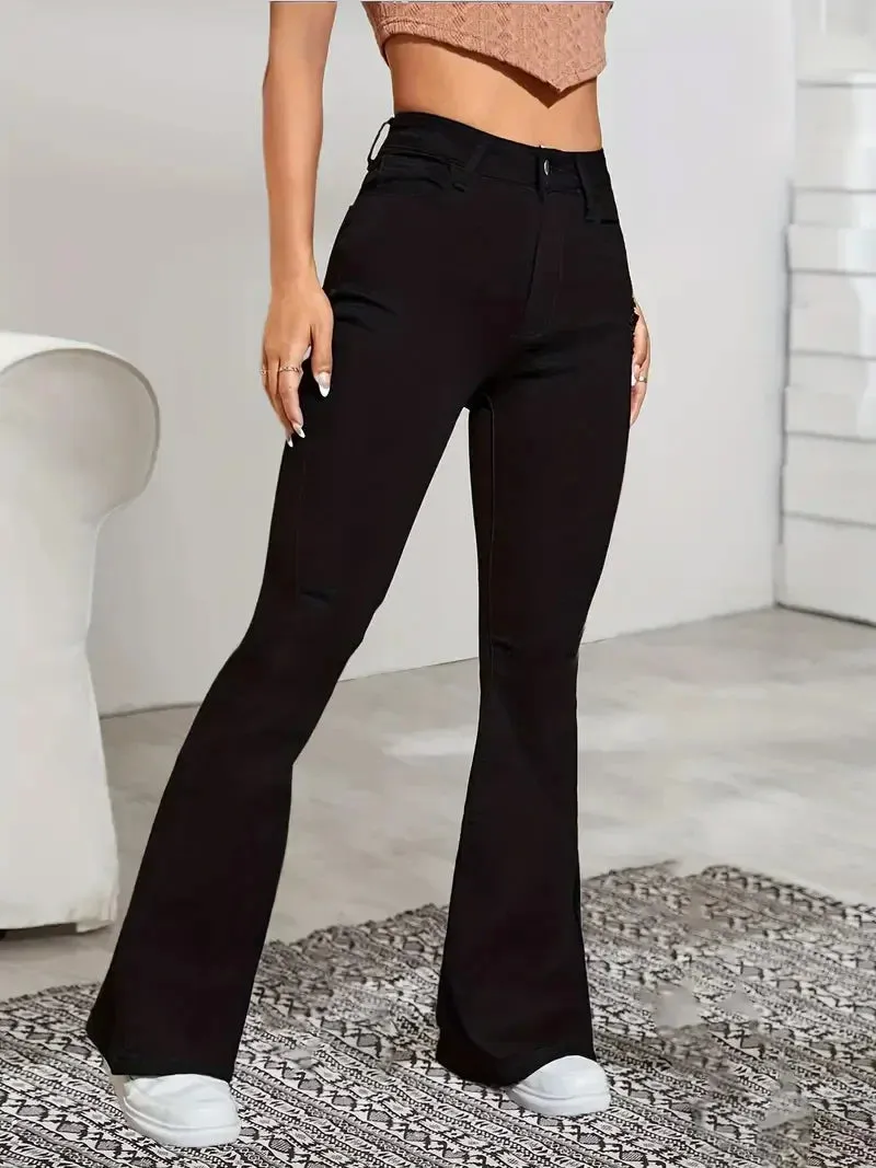 Laura | Flared Jeans | Casual Comfort | Soft Denim