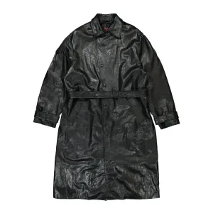 Leather Trench Coat
