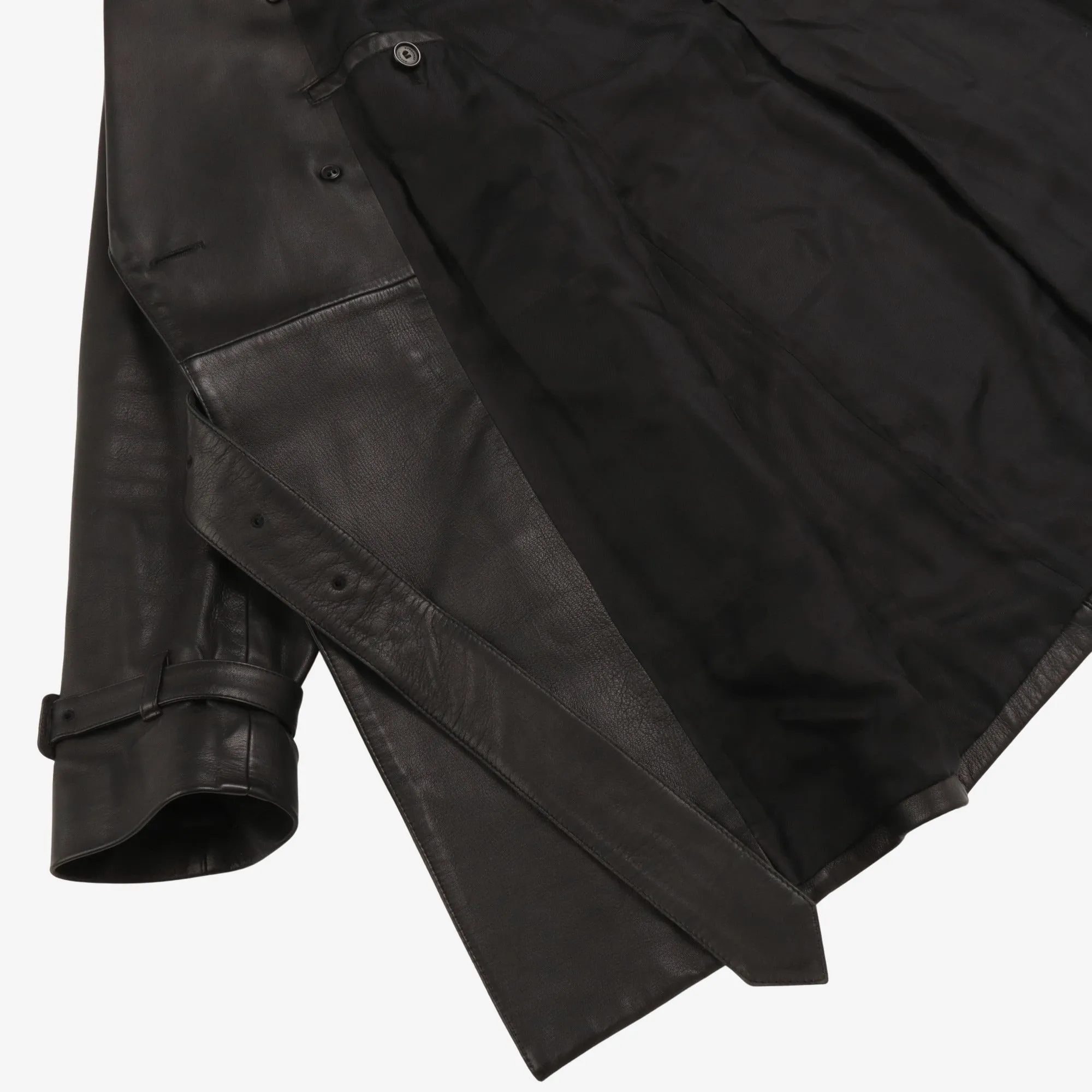 Leather Trench Coat