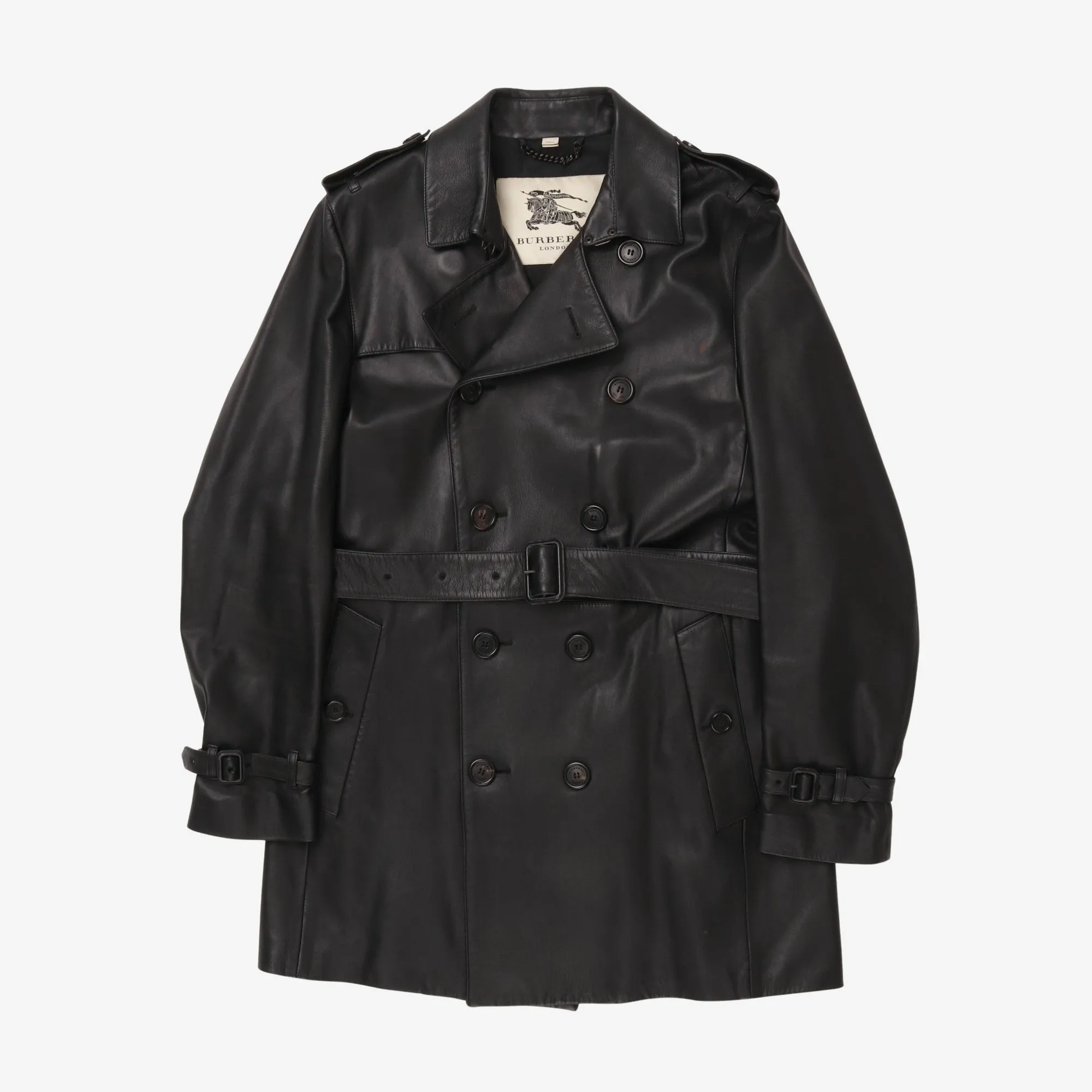 Leather Trench Coat