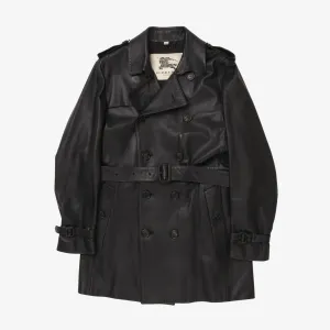 Leather Trench Coat