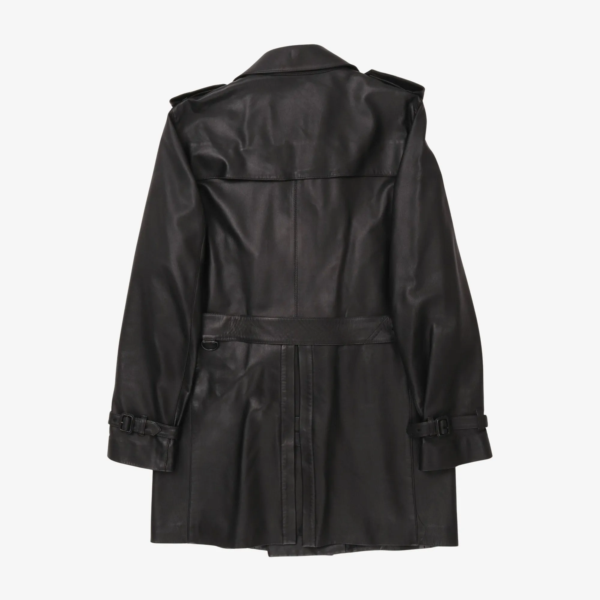 Leather Trench Coat