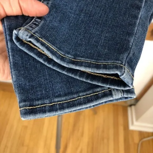 LEVI'S Premium Big E 710 Super Skinny Reproduction Medium Wash Denim Jeans Sz 28