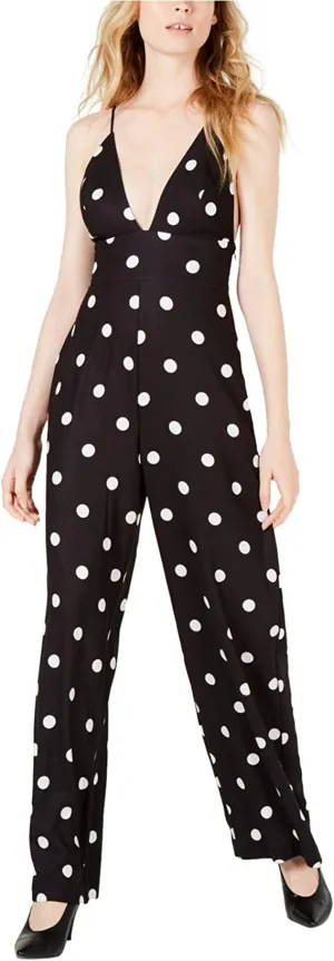 Leyden Womens Cami Jumpsuit, Black, Small