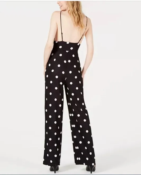 Leyden Womens Cami Jumpsuit, Black, Small