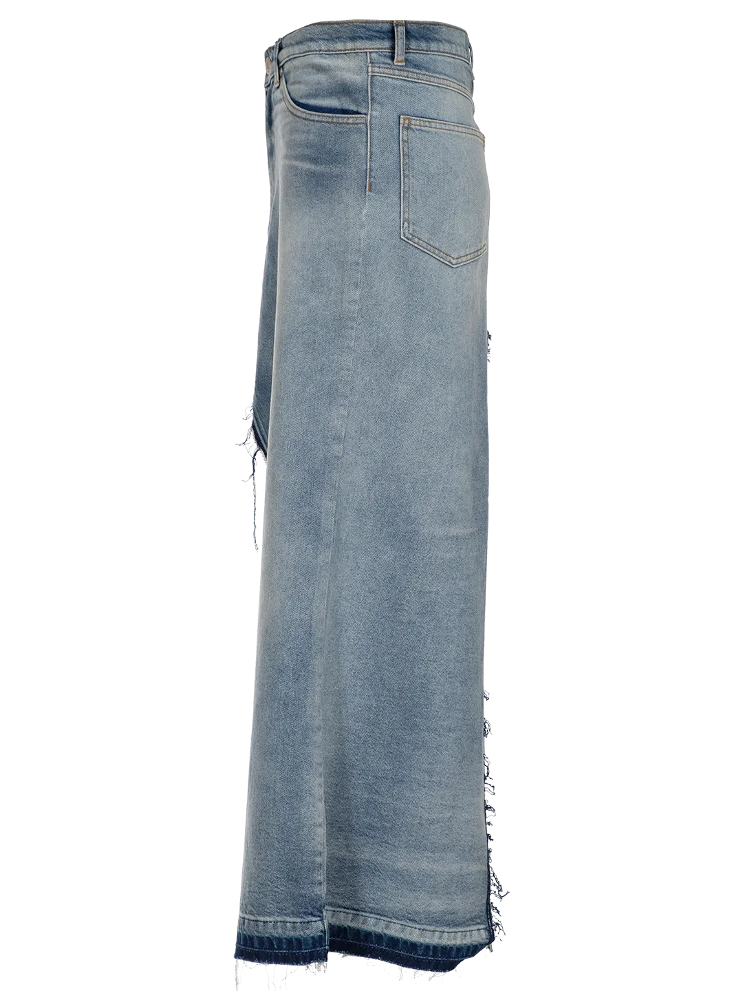 Long Denim Skirt