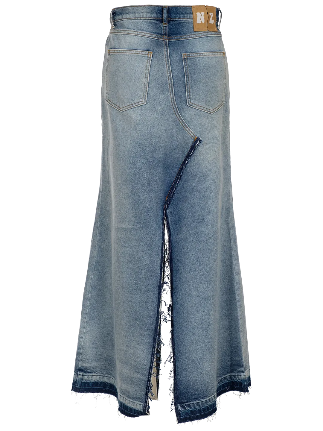 Long Denim Skirt