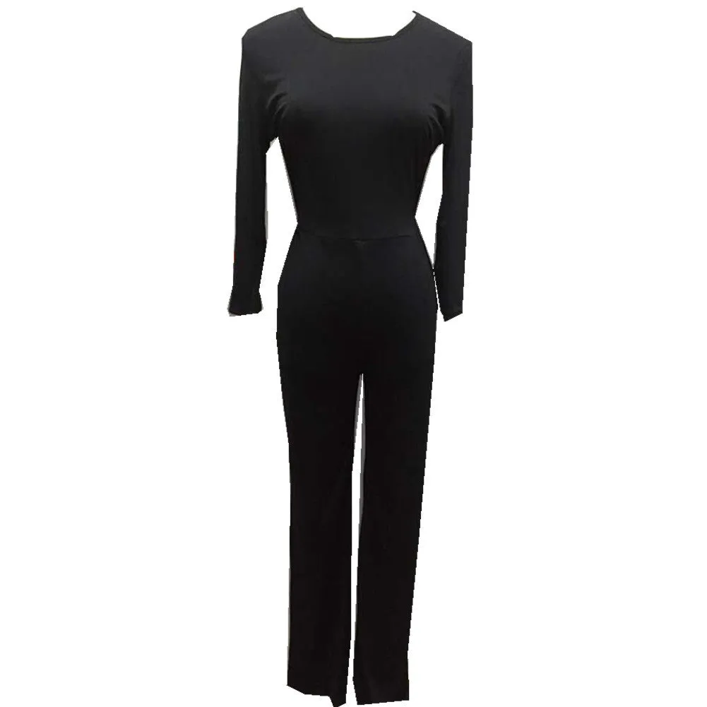 Long Jumpsuits Red Maxi bodysuit Overalls Backless Women Jumpsuits ladies Monos For Women Monos Largos De Mujer