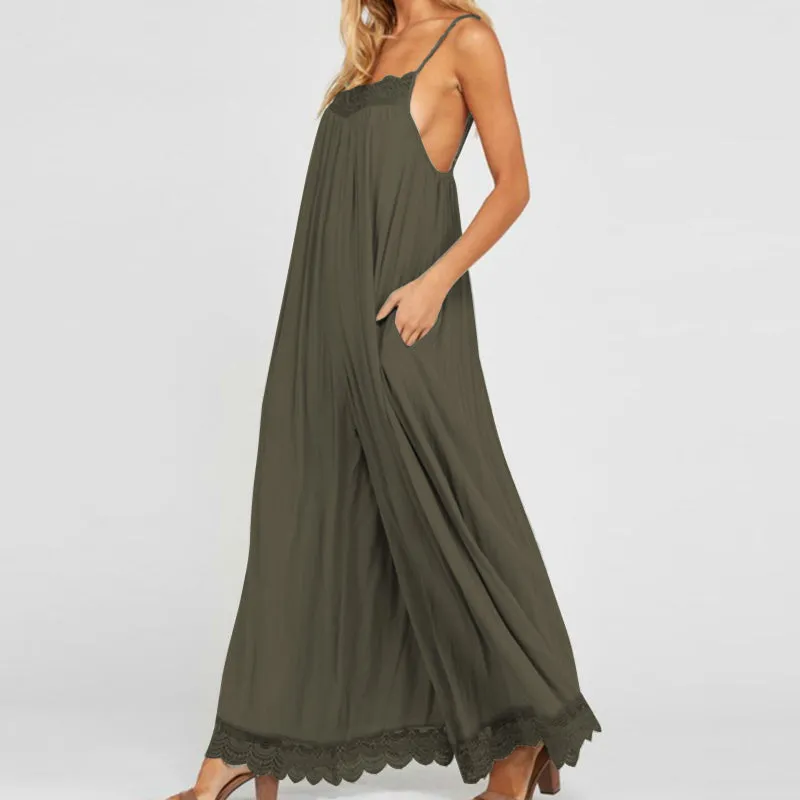 Loose Wide Leg Romper / Jumpsuit