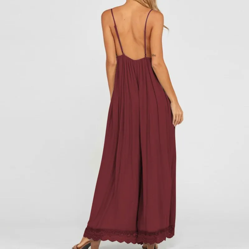 Loose Wide Leg Romper / Jumpsuit