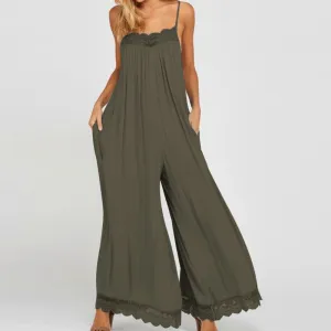 Loose Wide Leg Romper / Jumpsuit