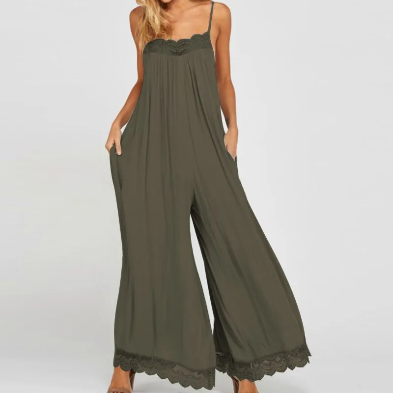 Loose Wide Leg Romper / Jumpsuit