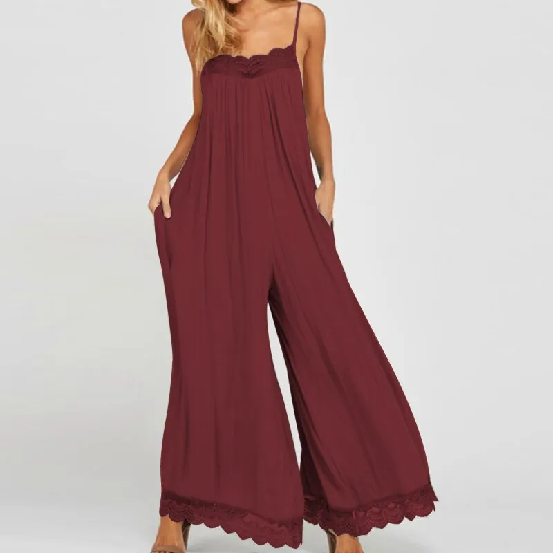 Loose Wide Leg Romper / Jumpsuit