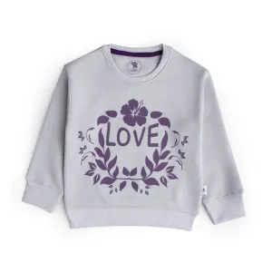 Love Floral Graphic Sweatshirt