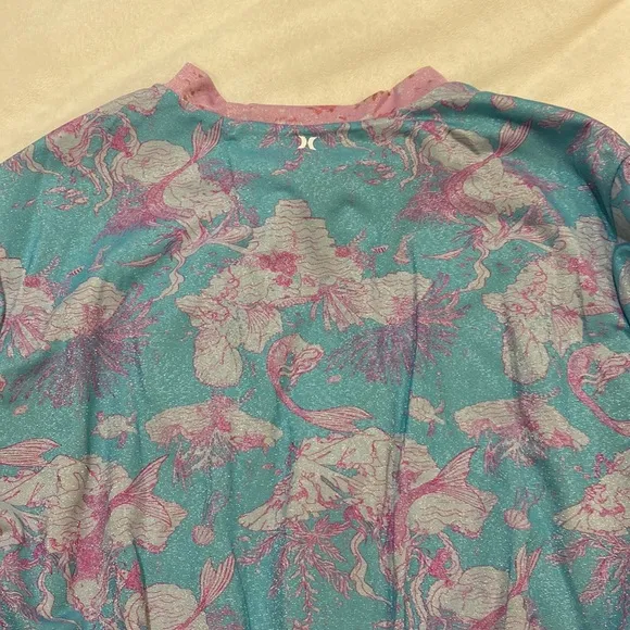 Love Shack Fancy Hurley jacket under the sea cropped bomber