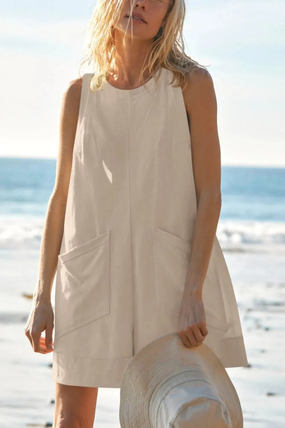 Lovelet Round Neck Sleeveless Romper