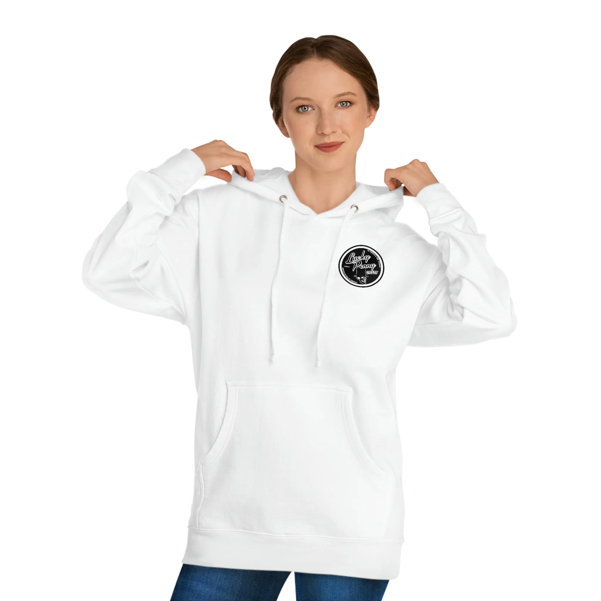 Lucky Penny Cycles Houston Classic Skull Hooded Sweatshirt