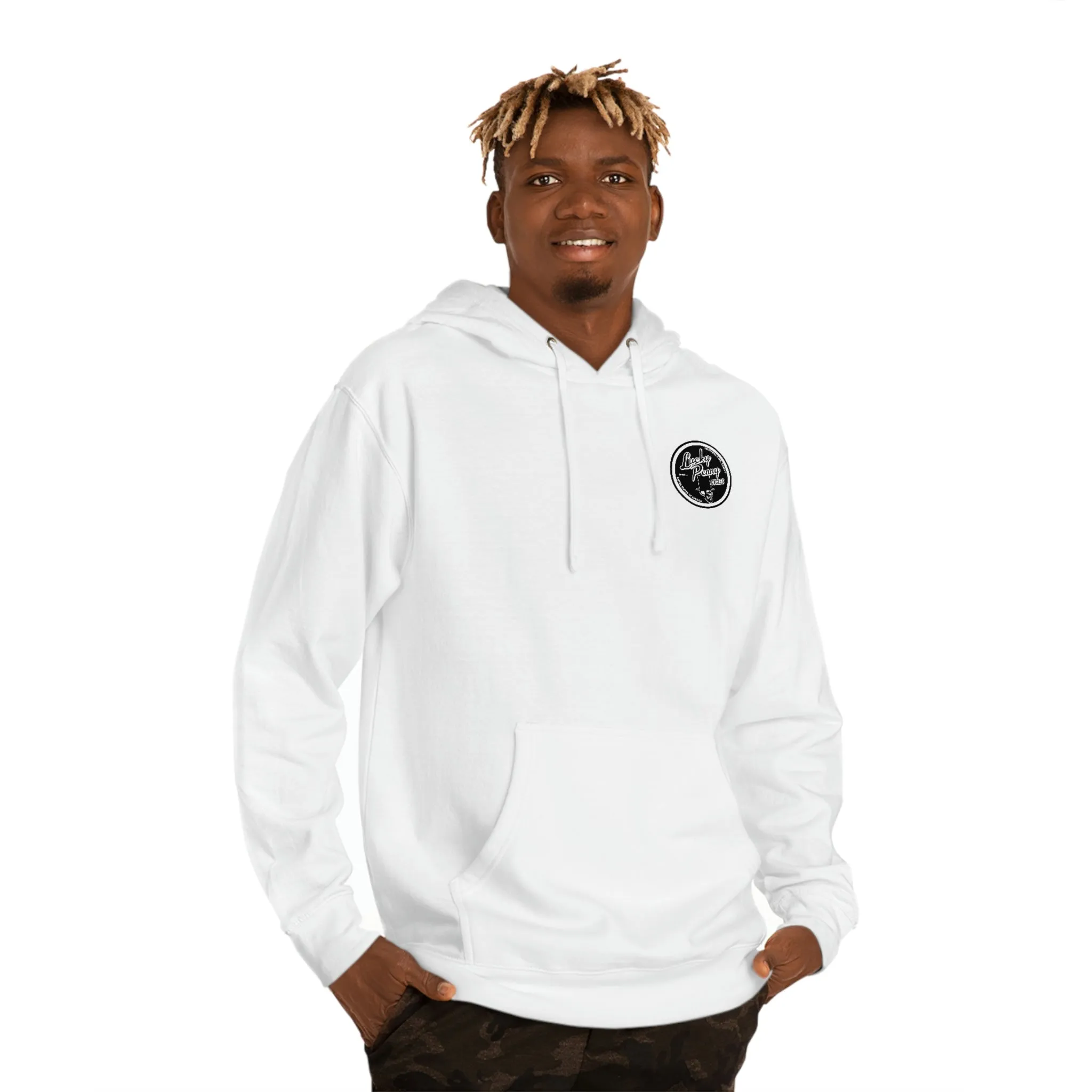 Lucky Penny Cycles Houston Classic Skull Hooded Sweatshirt