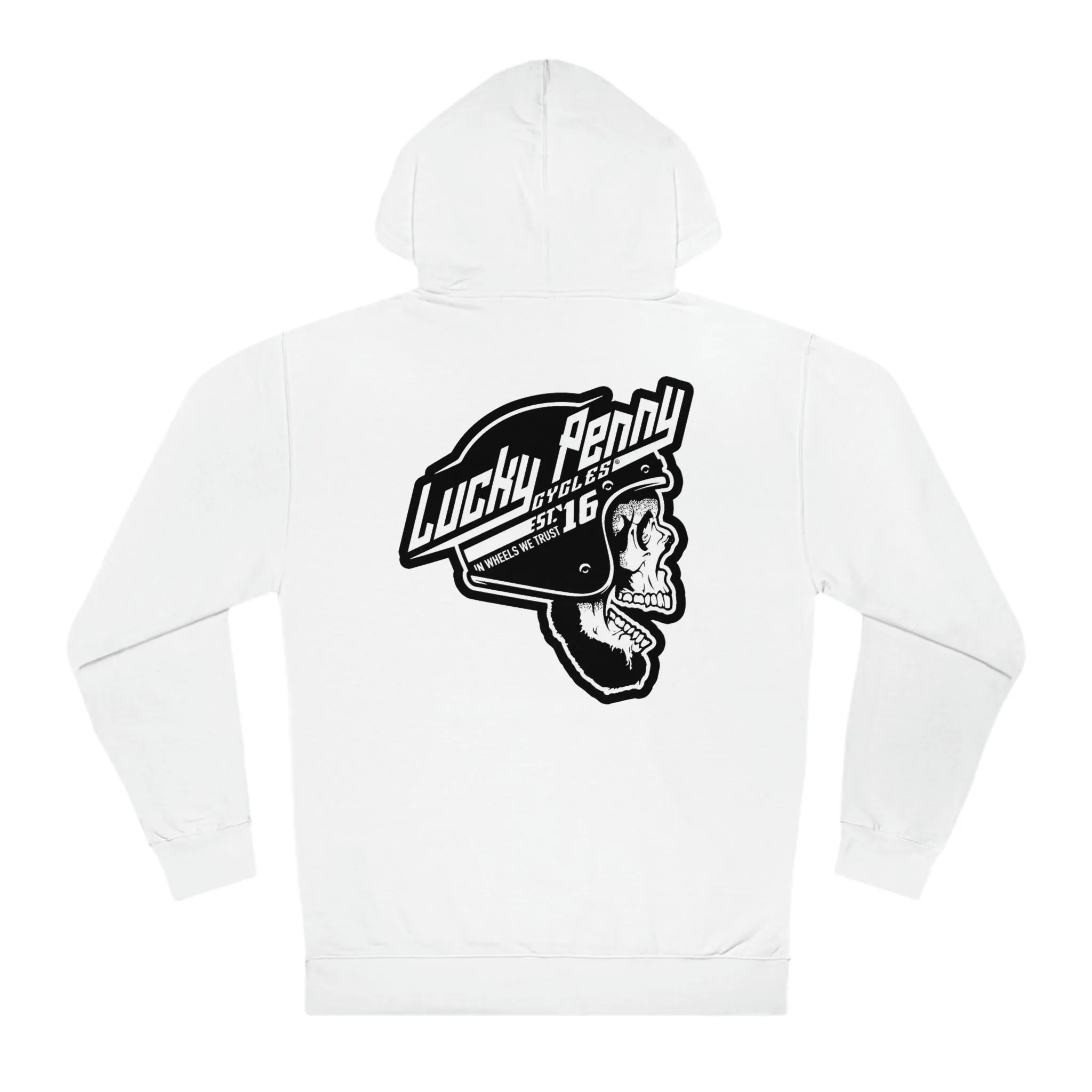 Lucky Penny Cycles Houston Classic Skull Hooded Sweatshirt