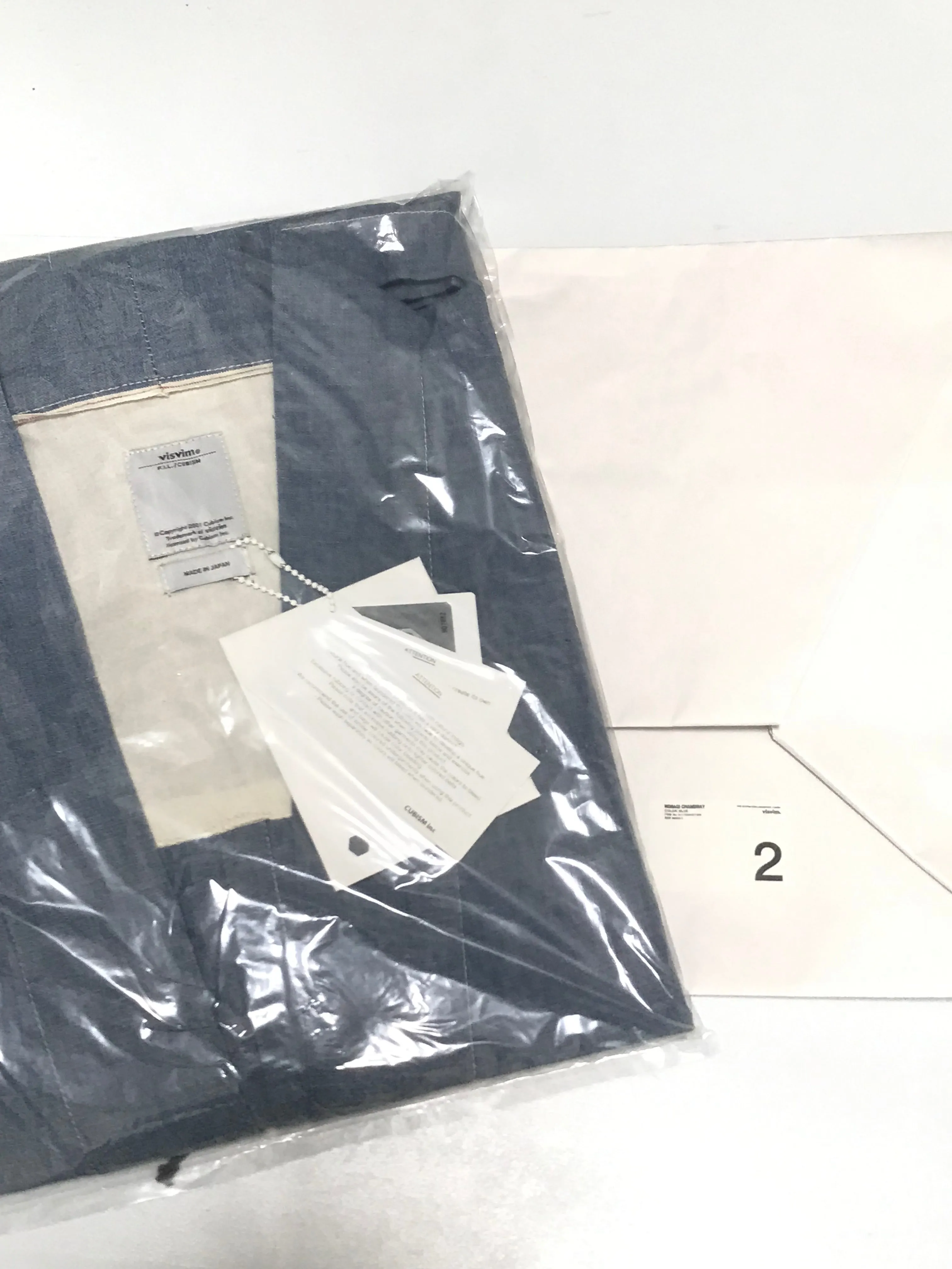 [M] DS! VISVIM Noragi Chambray Shirt Blue