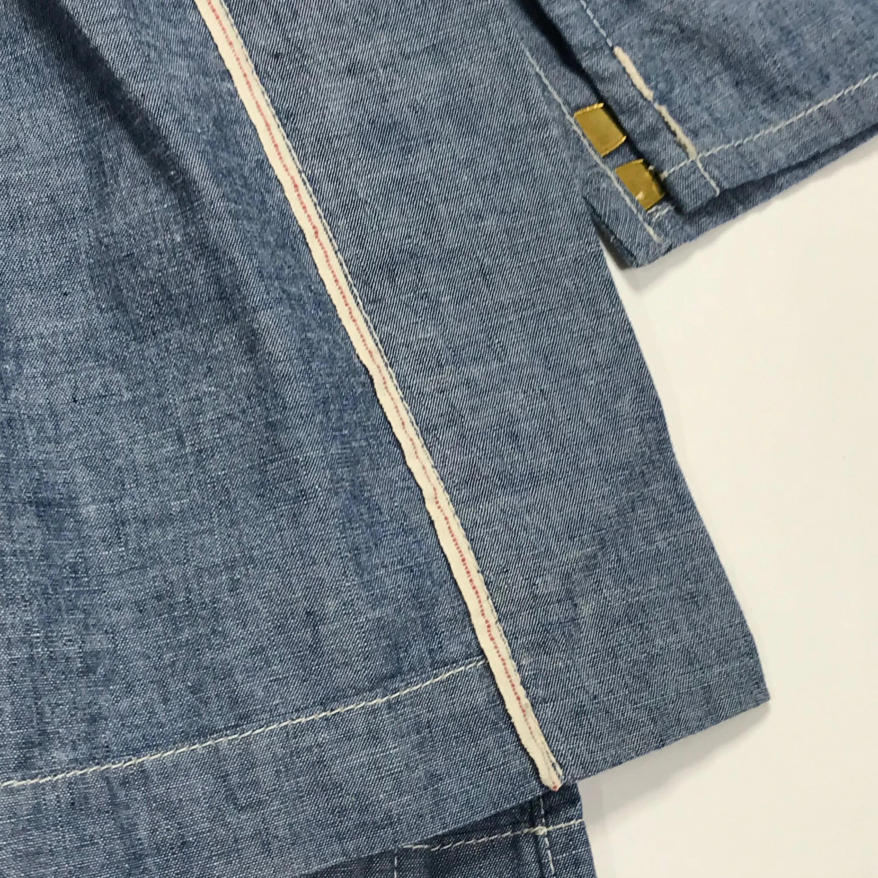 [M] DS! VISVIM Noragi Chambray Shirt Blue