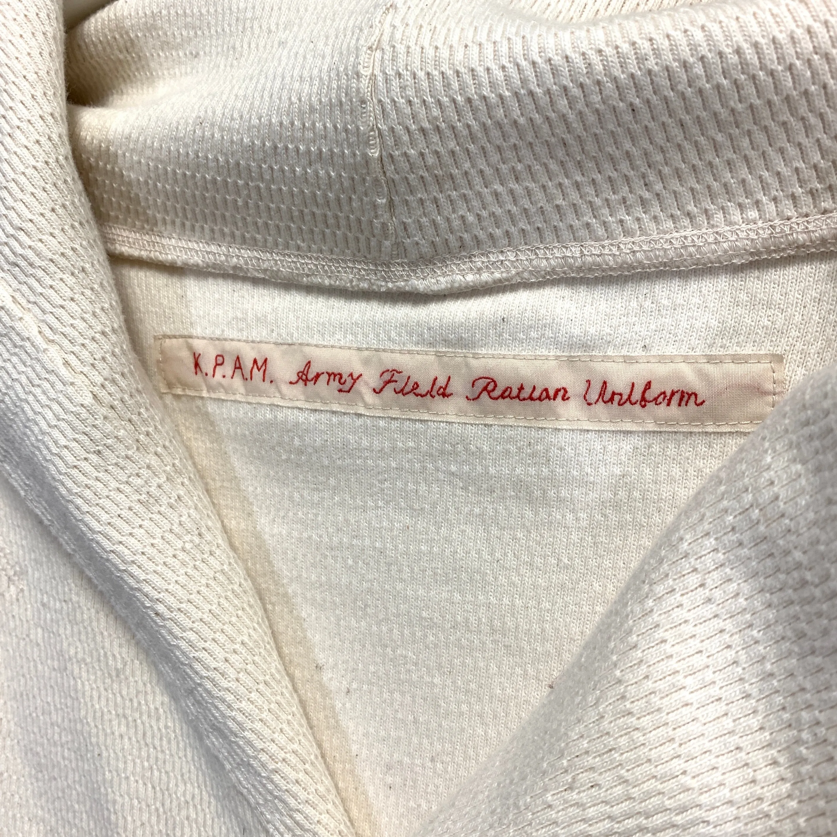 [M] Kapital Thermal K.P.A.M. Army Field Ration Uniform Pullover Hoodie