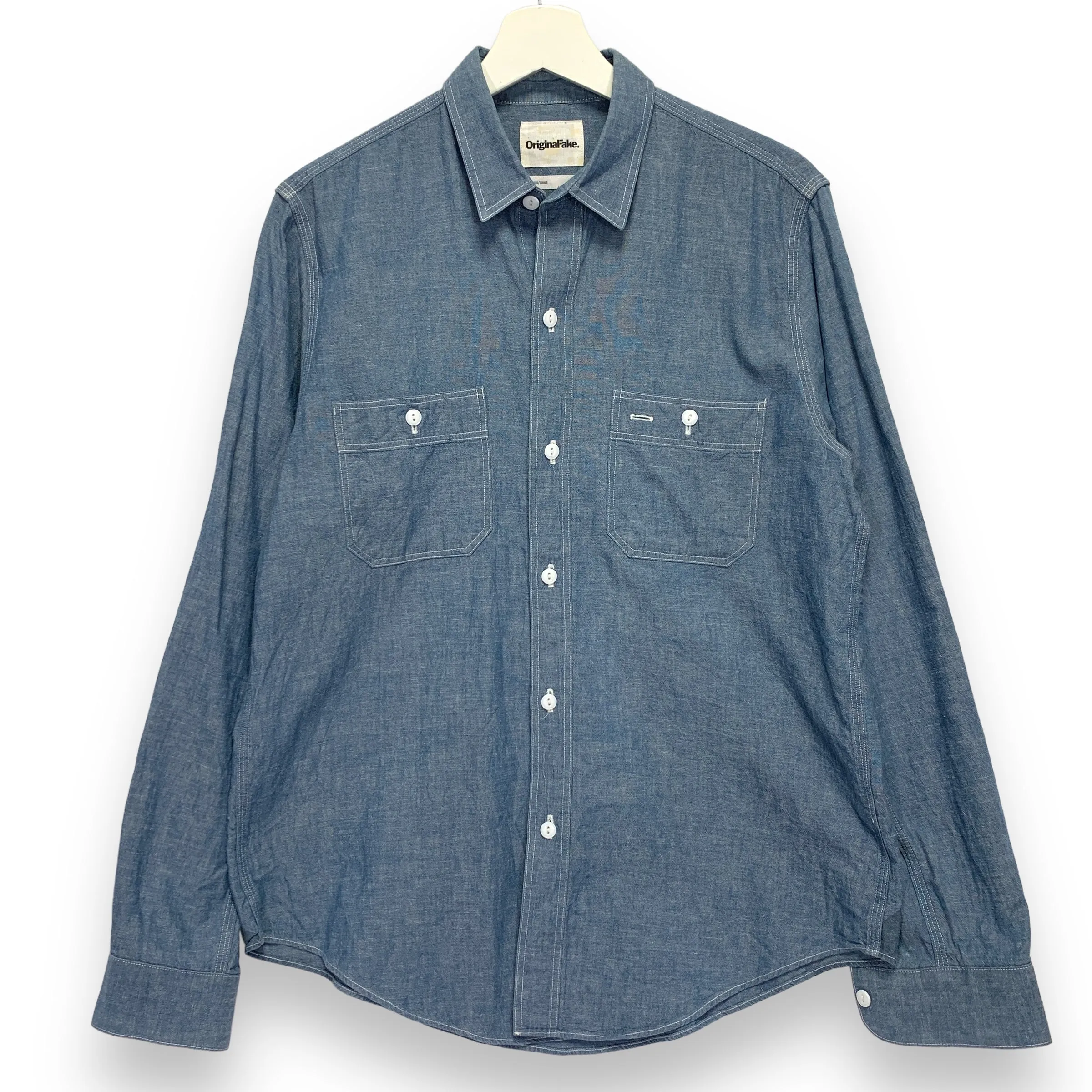 [M] Original Fake ( Kaws ) 12SS Chambray X BD L/S Shirt