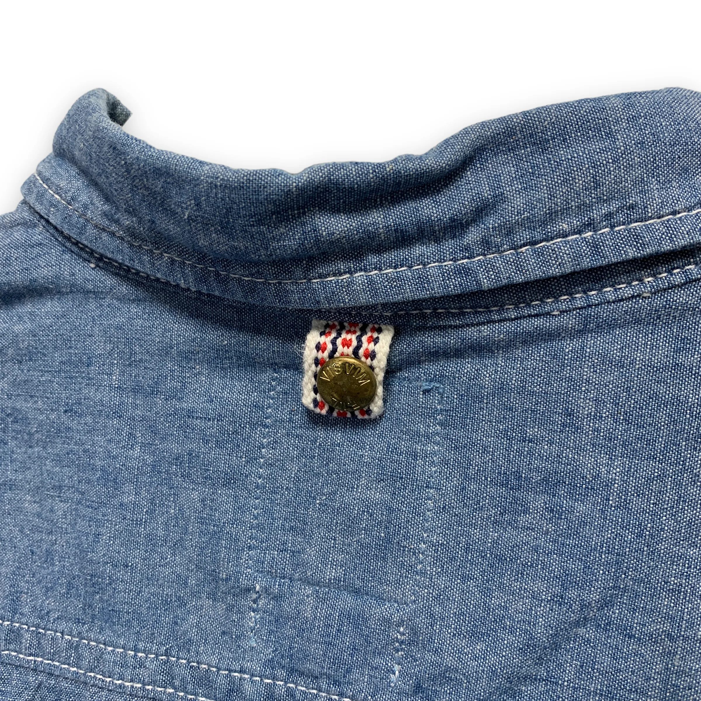 [M] VISVIM 14AW Deadwood Chambray L/S Shirt Blue