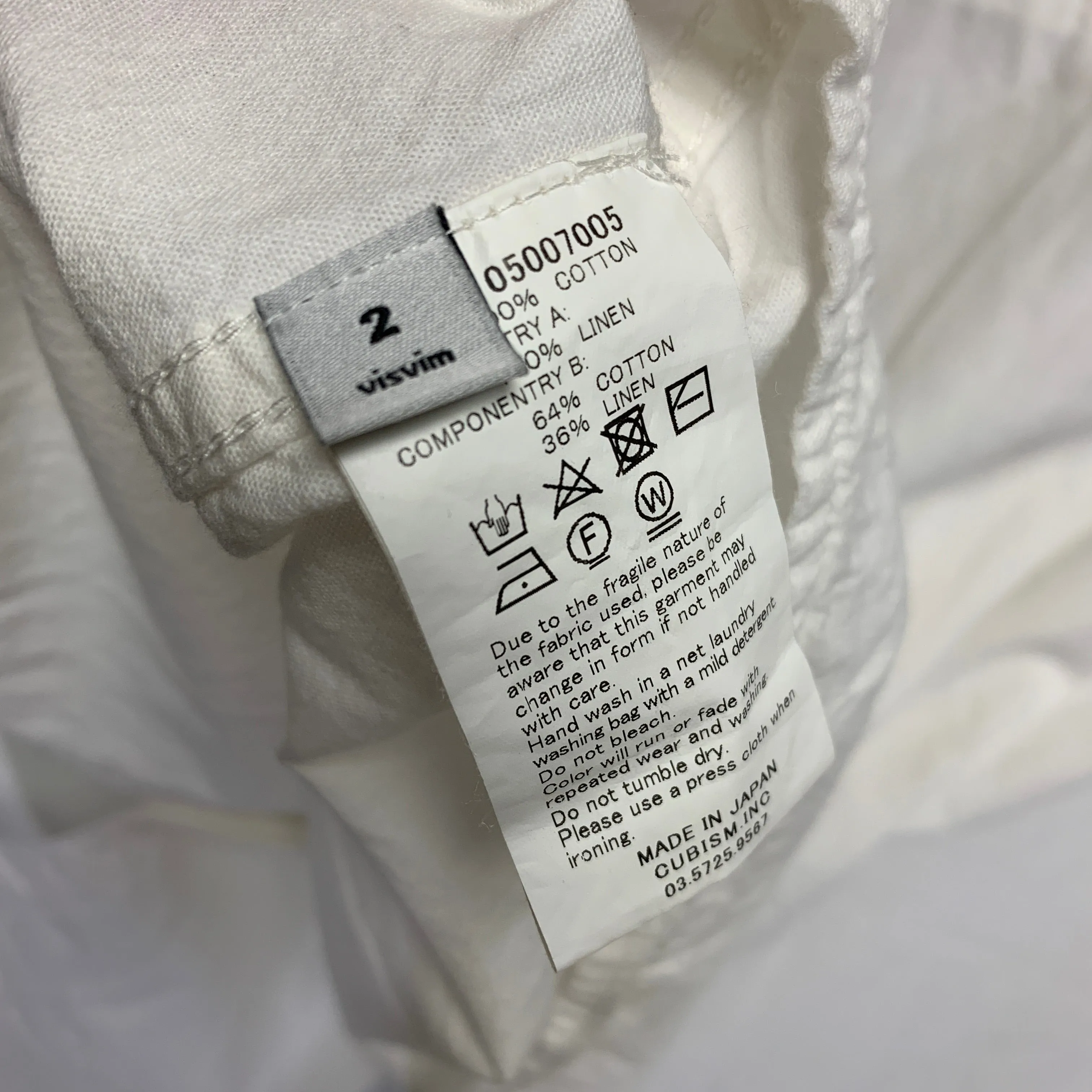 [M] VISVIM 17SS Granger Shirt Chambray L/S Patchworko