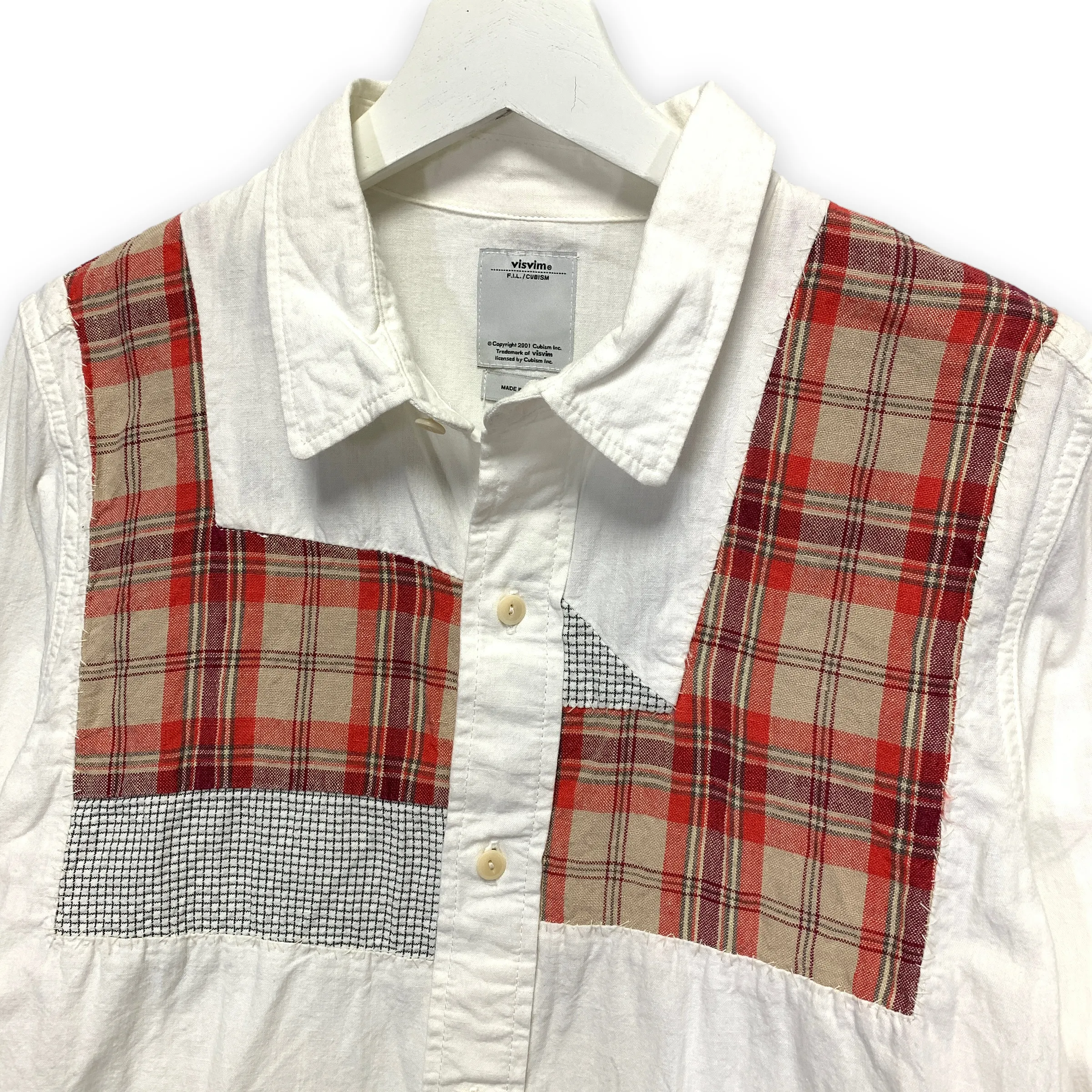 [M] VISVIM 17SS Granger Shirt Chambray L/S Patchworko