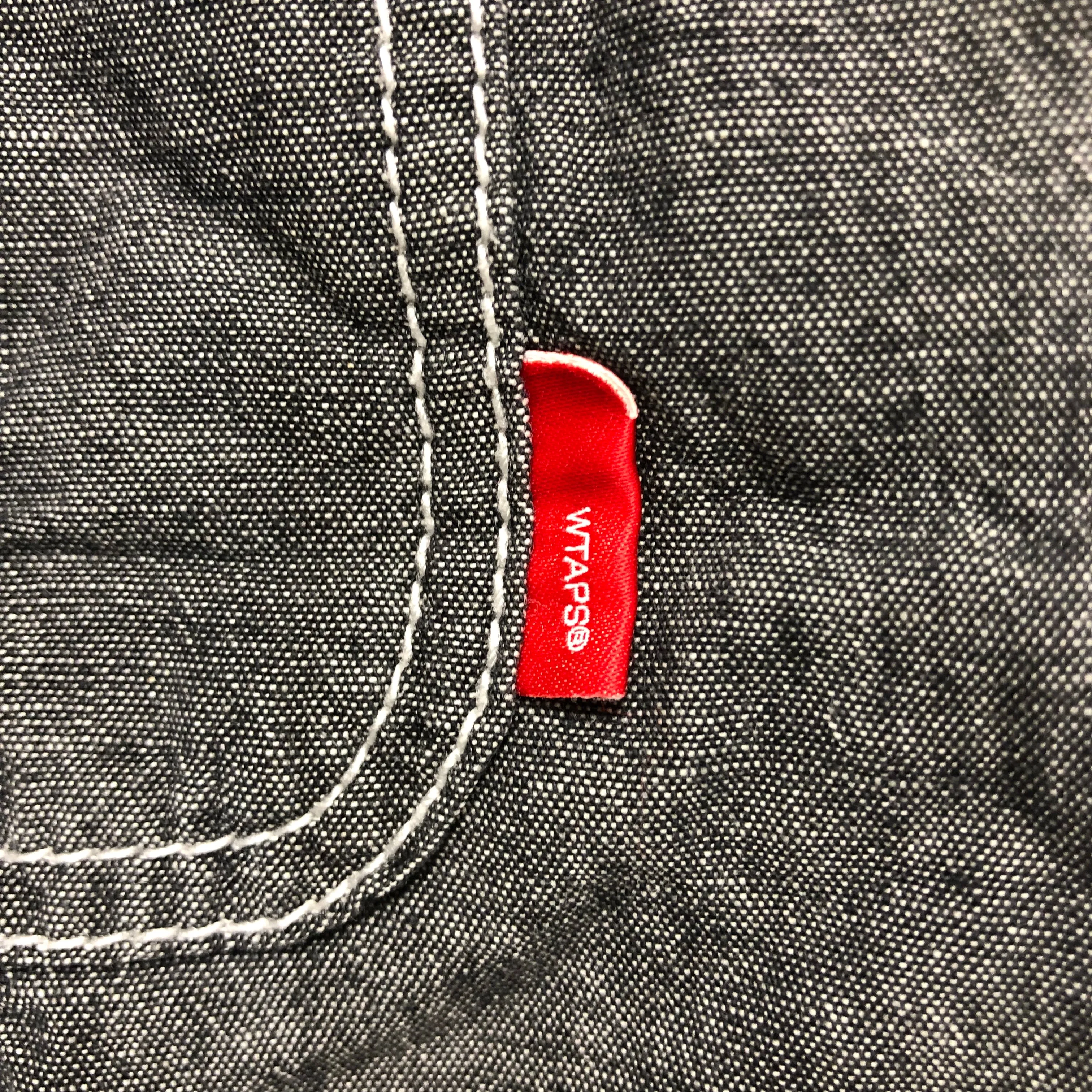 [M] WTaps Cell Chambray Shirt Black