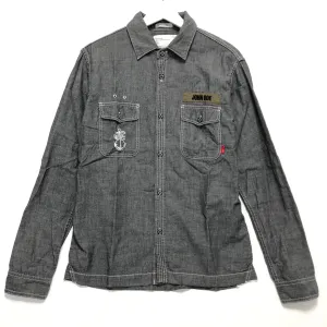 [M] WTaps Cell Chambray Shirt Black