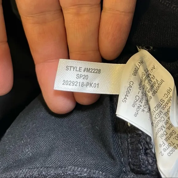 Madewell Rigid Denim A-Line Skirt Black M2228 Size 26